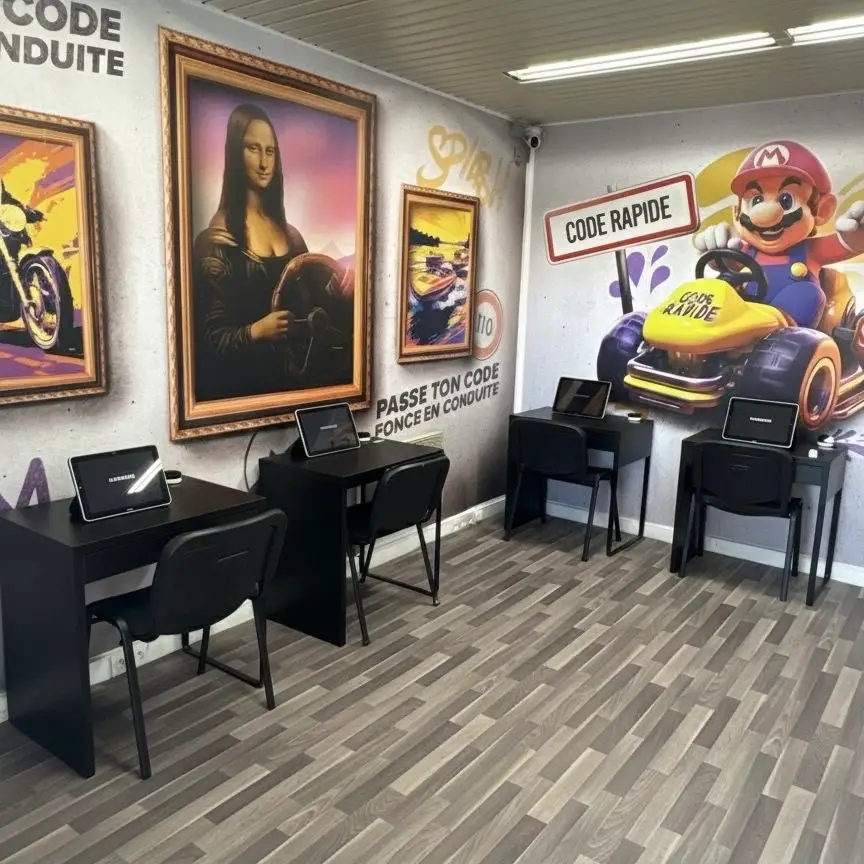 passe ton code à l'aise, salle de révision pour le code de la route à houilles - easy drive